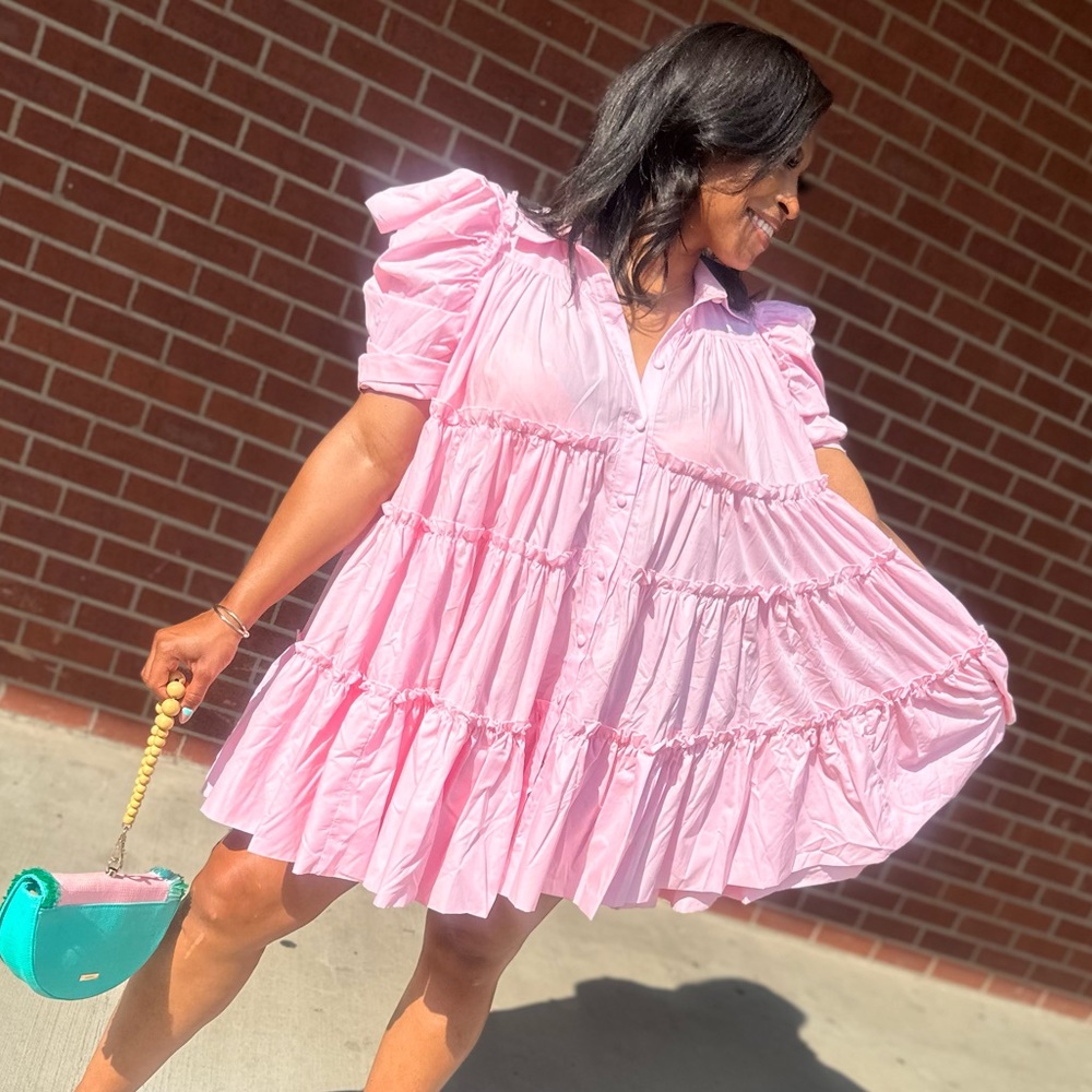 Pink Babydoll Dress